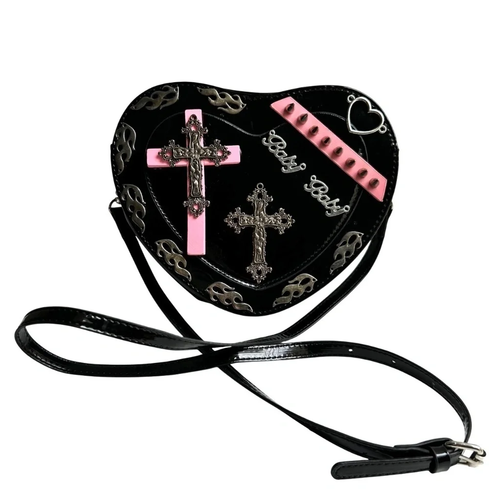 Sukuto Gothic Punk Crossbody Bag